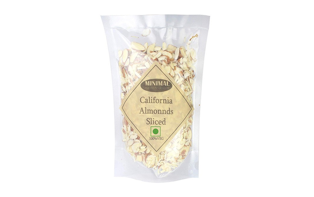 Minimal California Almonds Sliced    Pack  100 grams